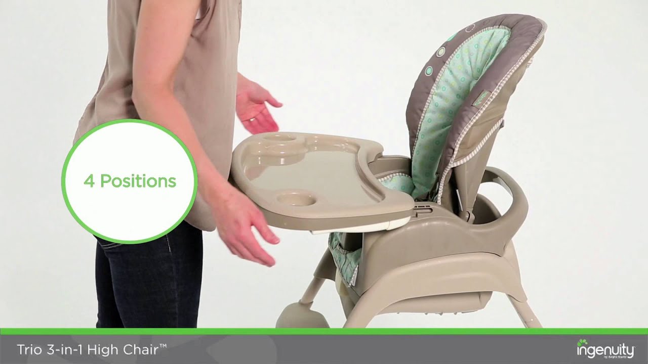 INGENUITY trio 3 in 1 highchair Instructional - 60190